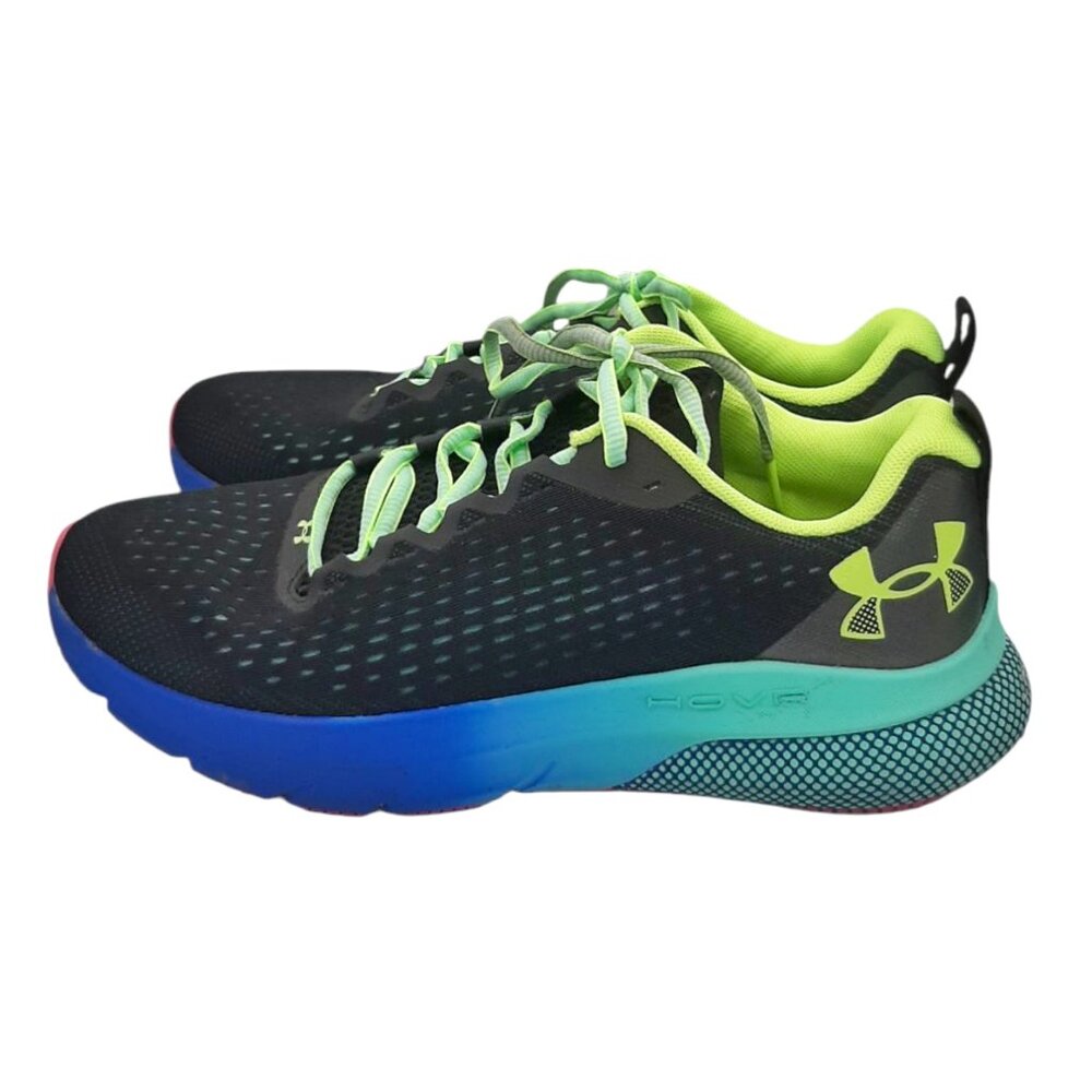Under Armour HOVR Women's Turbulence Black & Multicolored Running Shoes SZ 8.5 - Picture 3 of 10